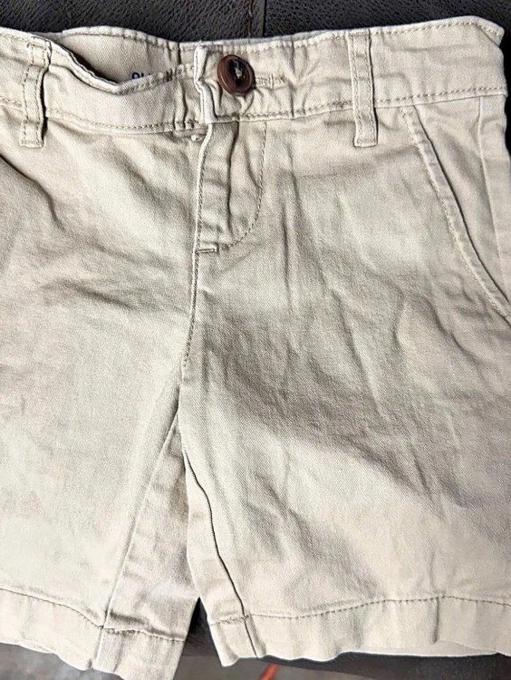 Old Navy Stretch Bermuda Shorts in Beige